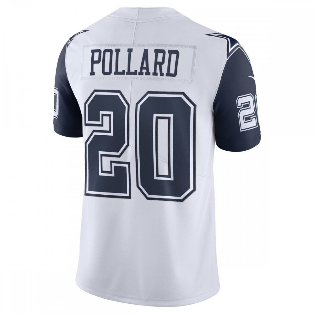 Tony Pollard Dallas Cowboys Nike Vapor Limited Jersey - White-GridironStore